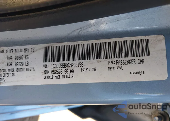 1C3CCBBB0CN288158: 44105441