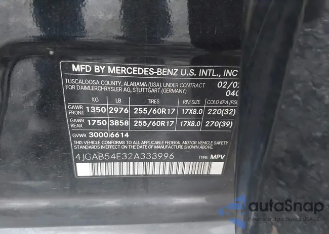 4JGAB54E32A333996: 44105448