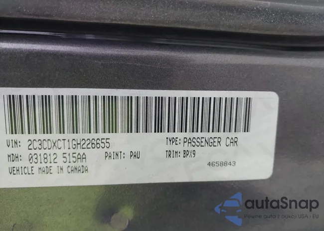 2C3CDXCT1GH226655: 44105517