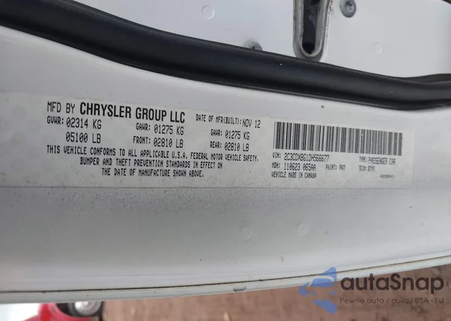 2C3CDXBG1DH566677: 44105533