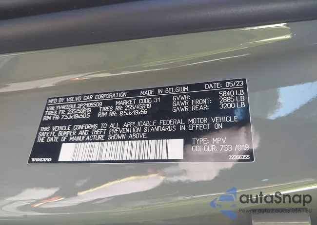 YV4ED3UL2P2106509: 44106664