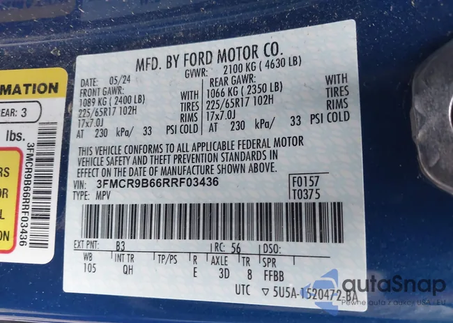 3FMCR9B66RRF03436: 44106769