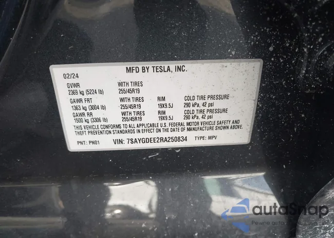 7SAYGDEE2RA250834: 44106811