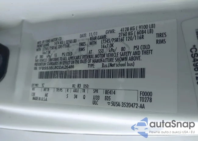 1FBSS3BL8CDA26486: 44106146