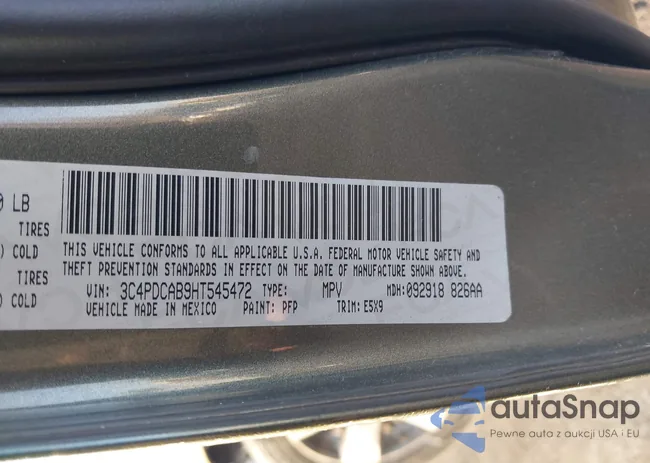 3C4PDCAB9HT545472: 44106161