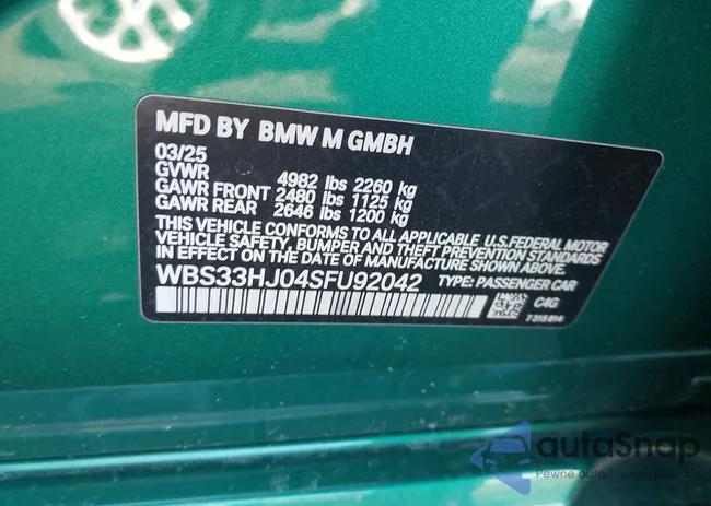 WBS33HJ04SFU92042: 44106164