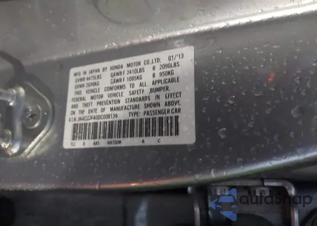 JH4CU2F40DC008139: 44106474