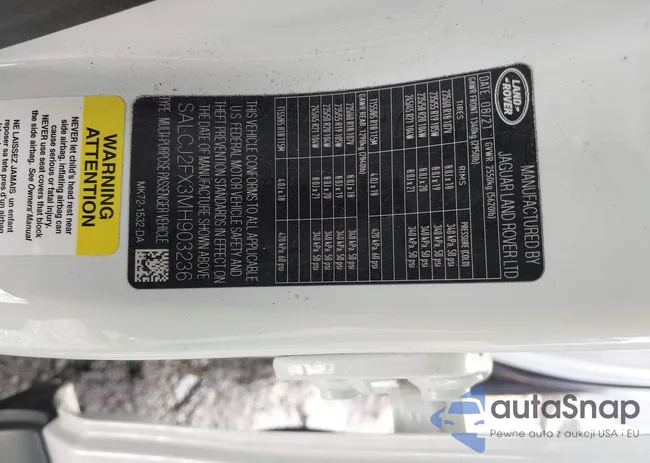 SALCJ2FX3MH903236: 44107564