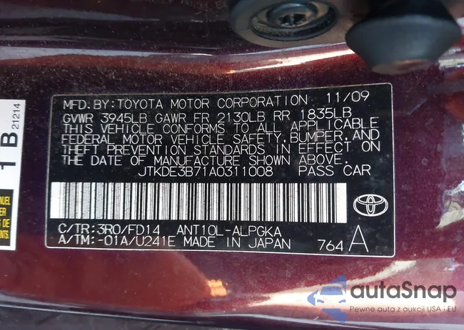 JTKDE3B71A0311008: 44107754