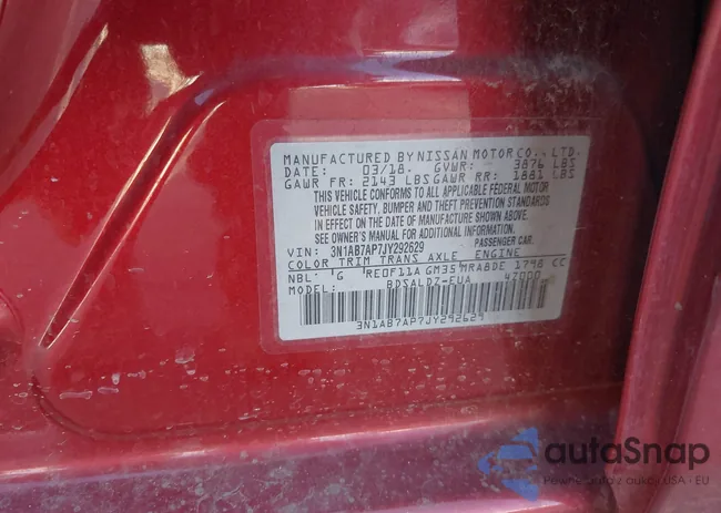 3N1AB7AP7JY292629: 44107773