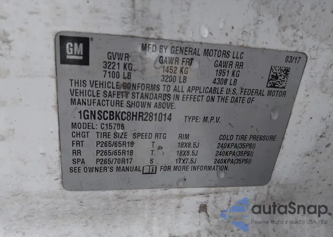 1GNSCBKC8HR281014: 44107839