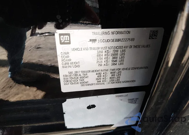 1GCUDGE88RZ227569: 44107853