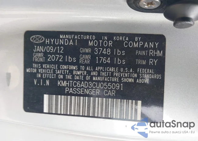 KMHTC6AD3CU055091: 44107856