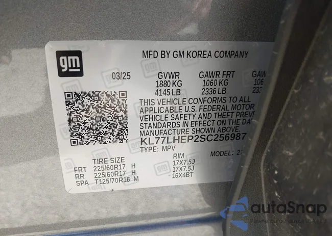 KL77LHEP2SC256987: 44107989