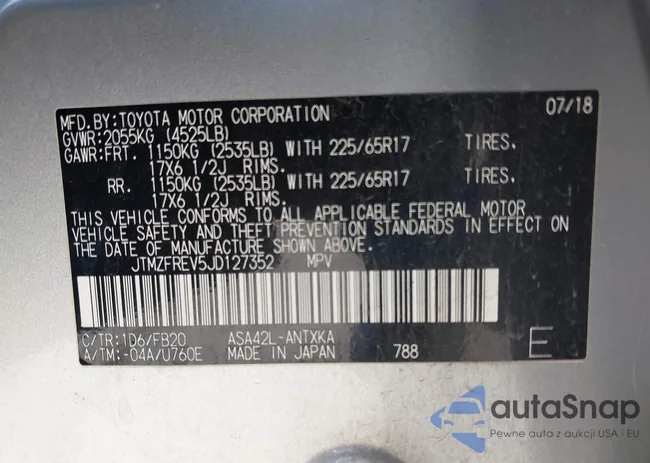 JTMZFREV5JD127352: 44108026