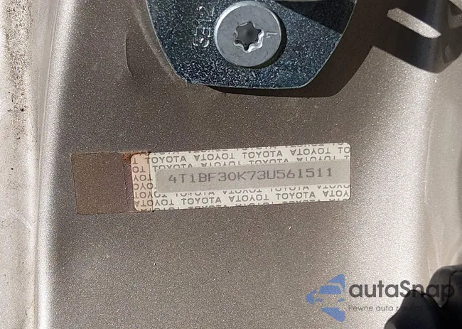 4T1BF30K73U561511: 44108093