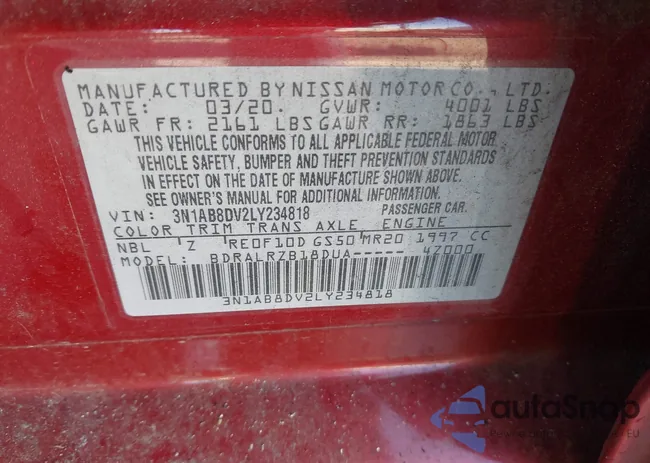 3N1AB8DV2LY234818: 44108099