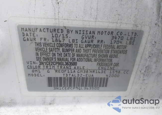 3N1CE2CP9GL363500: 44108113