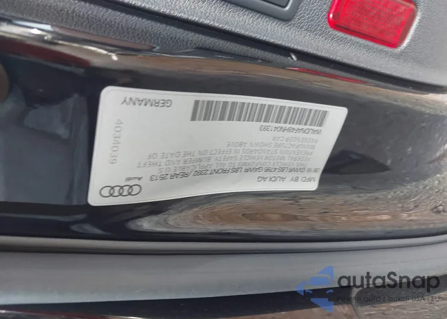 WAUDNAF48HN041393: 44107144