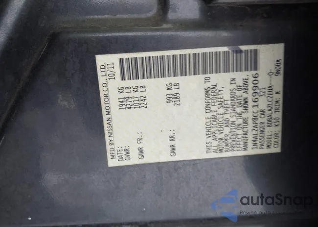 1N4AL2AP8CC169906: 44107234