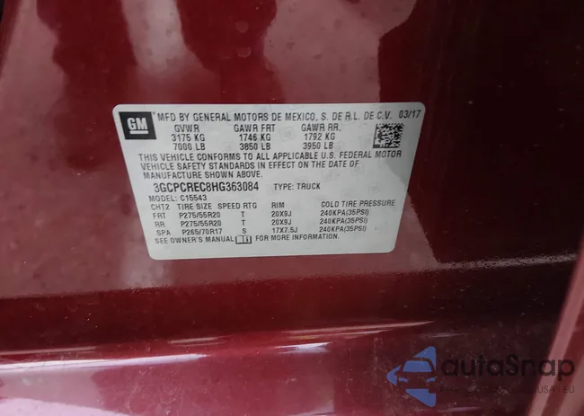 3GCPCREC8HG363084: 44107430