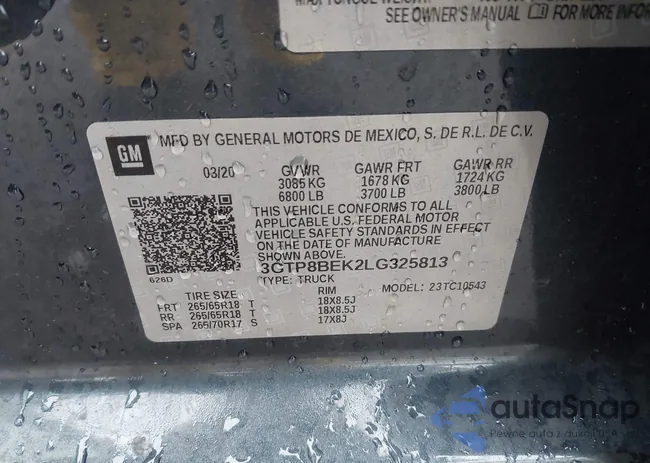 3GTP8BEK2LG325813: 44107481