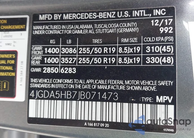 4JGDA5HB7JB071473: 44108700