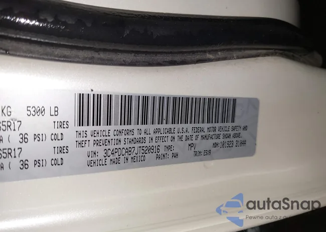 3C4PDCAB7JT520916: 44108953