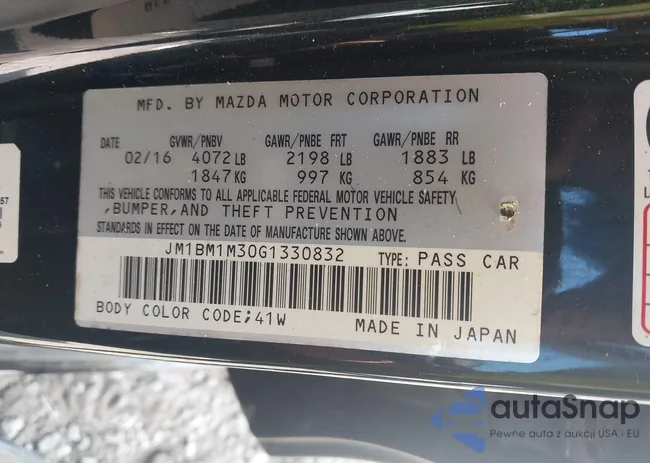 JM1BM1M30G1330832: 44109095