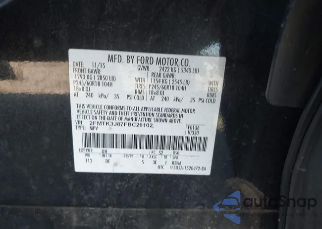 2FMTK3J87FBC26102: 44108314