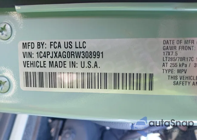 1C4PJXAG0RW308991: 44108368