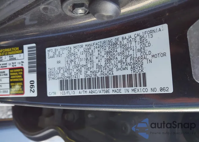 3TMKU4HN2DM037431: 44108369