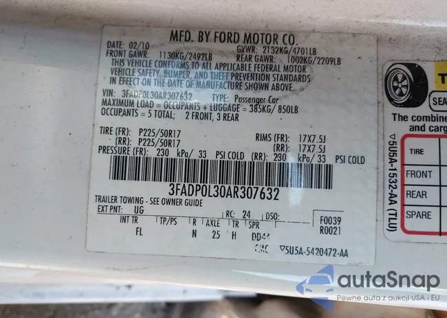 3FADP0L30AR307632: 44108419