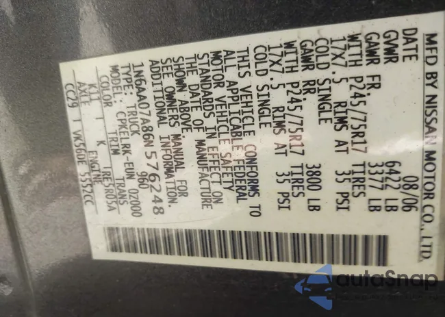 1N6AA07A86N576248: 44108438