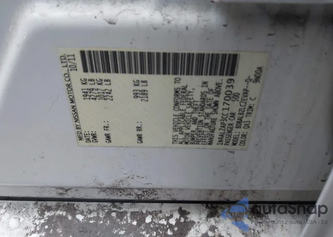 1N4AL2AP3CC170039: 44109716