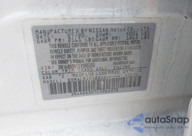 3N1AB8DV7LY265370: 44109739