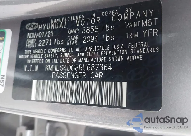 KMHLS4DG8RU687364: 44109747