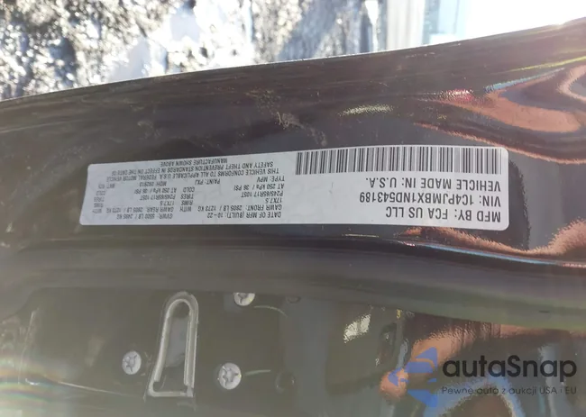 1C4PJMBX1ND543189: 44109982