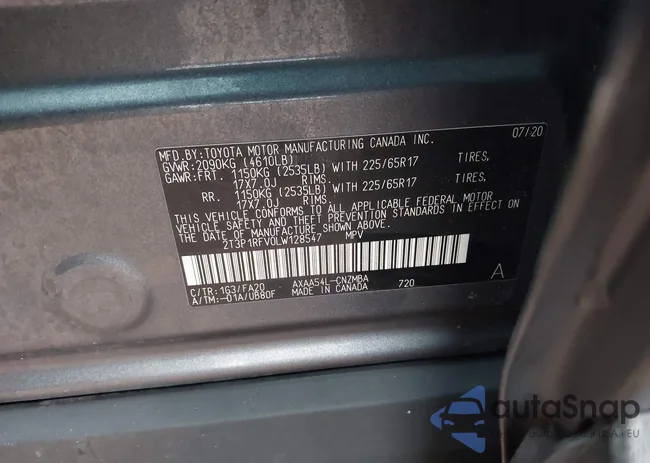 2T3P1RFV0LW128547: 44110018