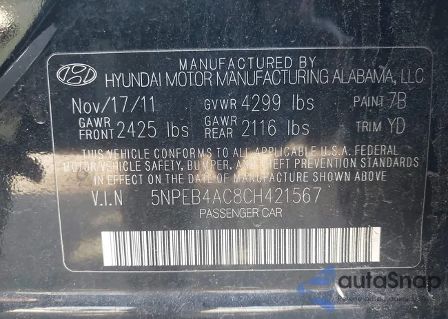 5NPEB4AC8CH421567: 44109353