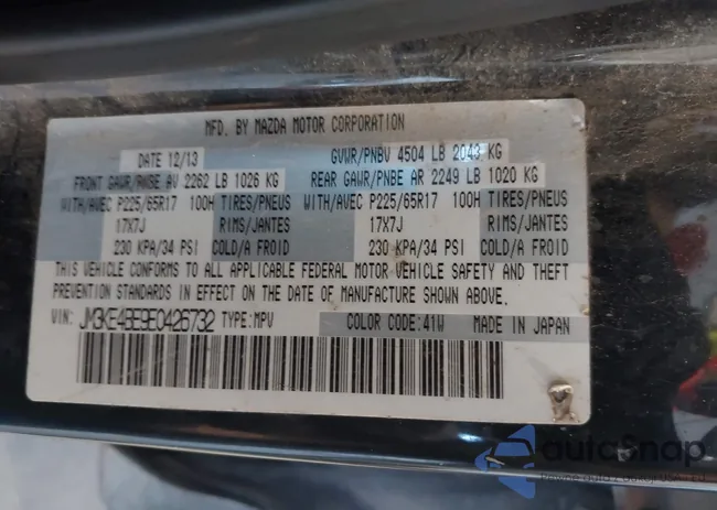 JM3KE4BE9E0426732: 44109361