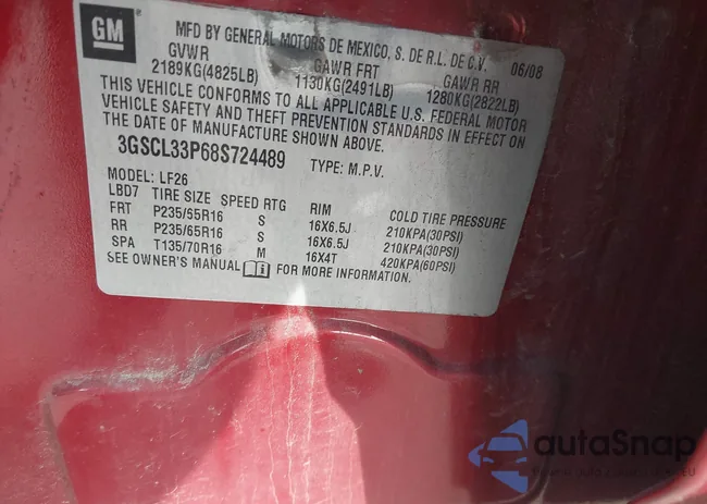 3GSCL33P68S724489: 44110527