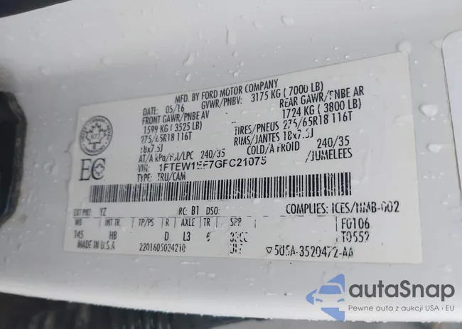 1FTEW1EF7GFC21075: 44110550