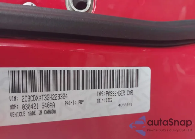 2C3CDXAT3GH223324: 44110740