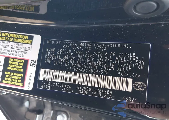 4T1DAACK2SU095539: 44110754