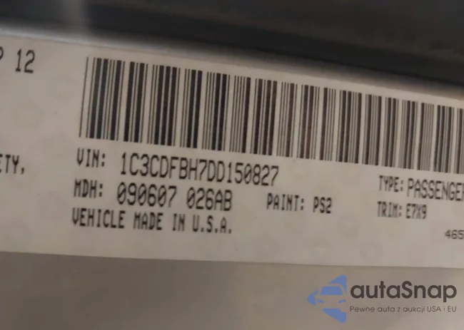 1C3CDFBH7DD150827: 44110848