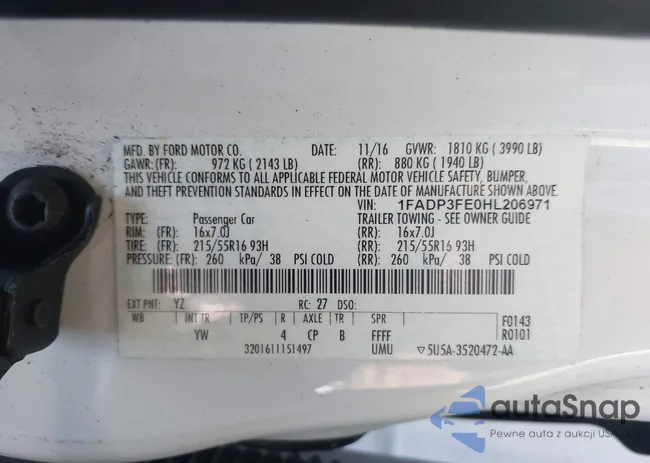 1FADP3FE0HL206971: 44110926