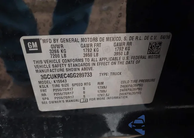 3GCUKREC4GG289733: 44110940