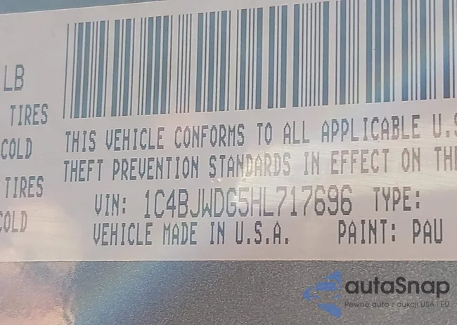 1C4BJWDG5HL717696: 44110959