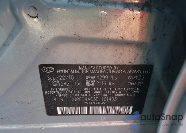 5NPEB4AC5BH161403: 44110986